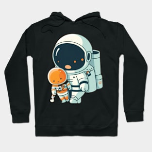 Astronaut with baby Hoodie